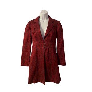 Women's brocade duster